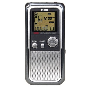 RCA 64MB Digital Voice Recorder - Enjoy up to 26 Hours of Digita